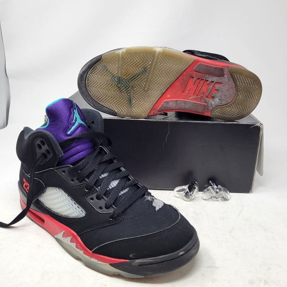Jordan Other - Jordan 5 Retro Top 3 Metallic Silver Black Fire Red Emerald Grape CZ1786…